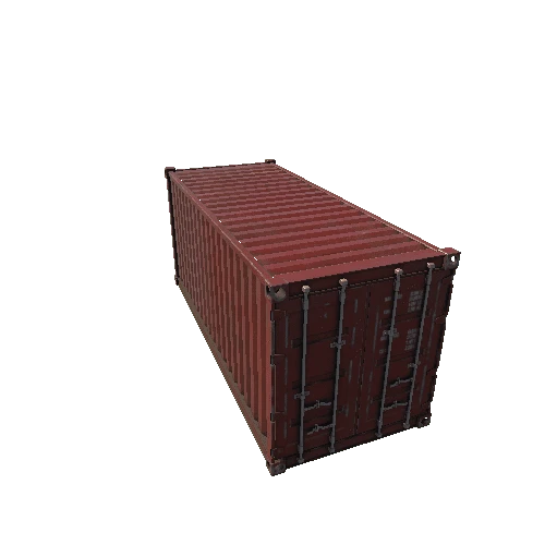 Cargo Container Red